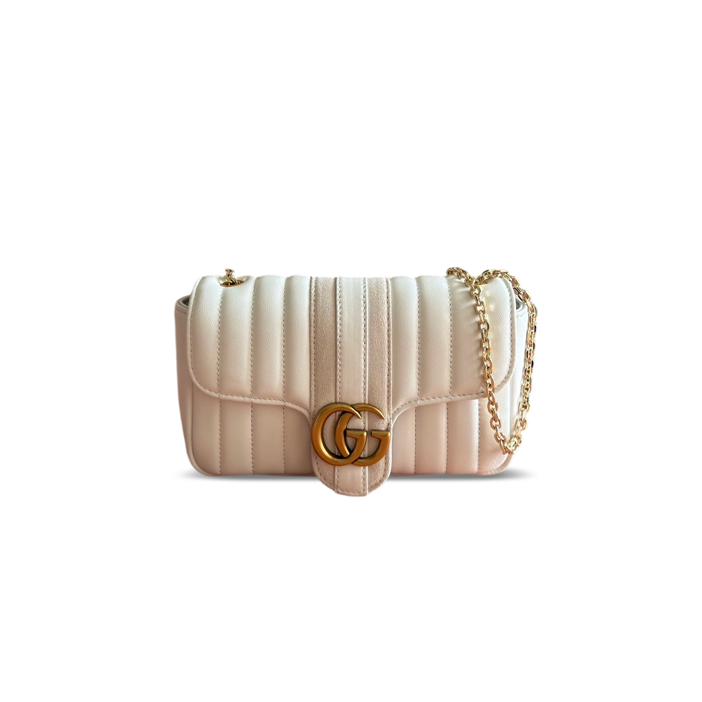 GUCCI JETSET GG MARMONT SMALL SHOULDER BAG A006X1 (20.5*11.5*6cm)
